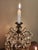 Exquisite Pair of Vintage Crystal Girandole Candelabra 5 Light Mantel Garnitures For Sale - Image 13 of 18