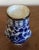 Ceramic Small 19th Century Chinese Blue & White Meiping Porcelain Vase with Lion Mask Handles For Sale - Image 7 of 11