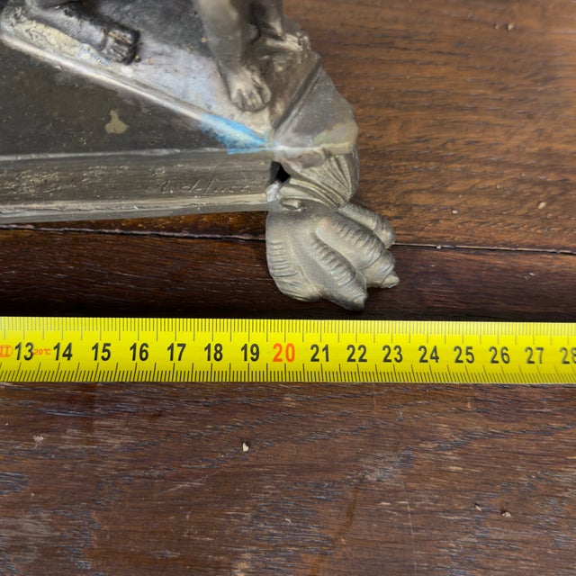 Antique Bronze Candlesticks by A. Deluca, 1890s, Set of 2 For Sale - Image 15 of 17