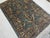Art Deco Blue Sultani Chobi Hand-Knotted Natural Dye Wool Rug - 4'11" X 6'10" For Sale - Image 3 of 11