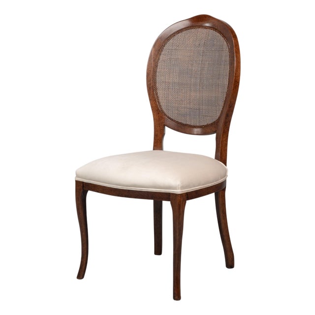 Louis XV Cane Back Dining Chairs in Walnut, Sets of 2 For Sale