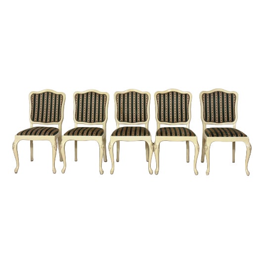 Vintage Chippendale Chairs, 1920, Set of 5 For Sale