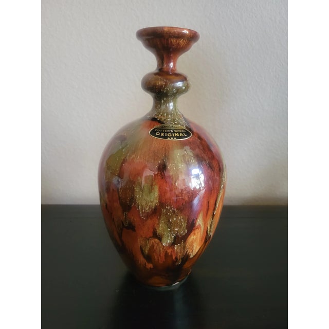 Gorgeous Vintage Original Dryden Brown Vase.