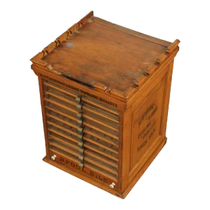Antique M. Heminway & Sons Spool Cabinet