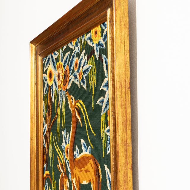 1960s France Yellow Tapestry Wall Hanging For Sale - Image 15 of 15