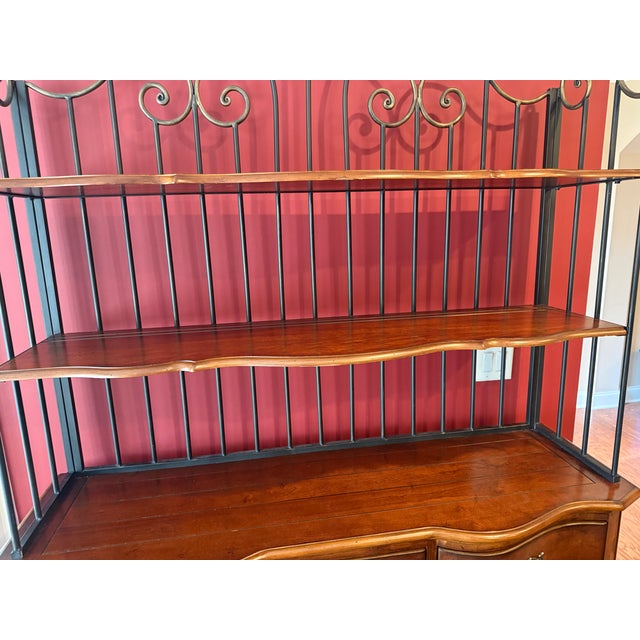 French Buffet Style Server W/Baker's Rack & Wine Display - Universal For Sale In Atlanta - Image 6 of 10