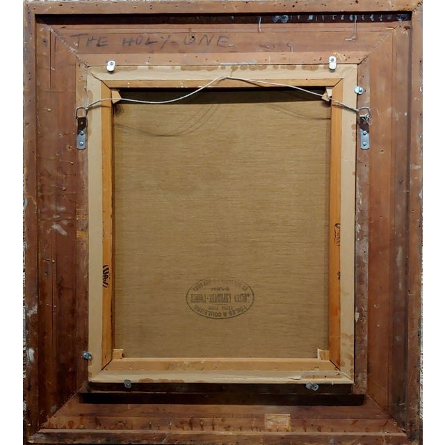 Reva Jackman Student of André Lhote 1927 Cubist Portrait of a Nude Female-Oil Painting For Sale - Image 9 of 12