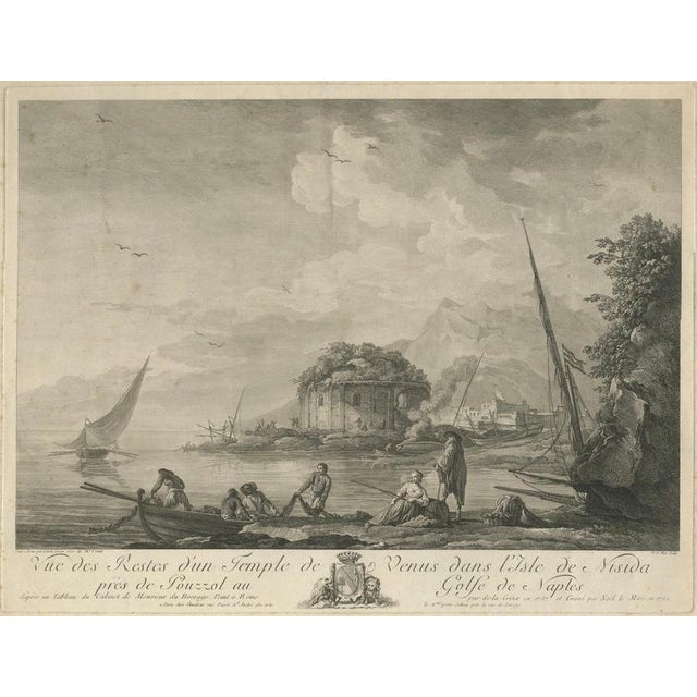 Neapolitan Ruins of Temple of Venus, 1761, Engraving on Paper For Sale - Image 6 of 9