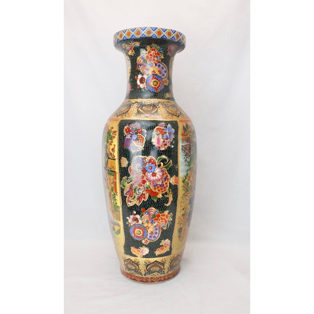 Vintage Royal Satsuma Floor Vase Chairish