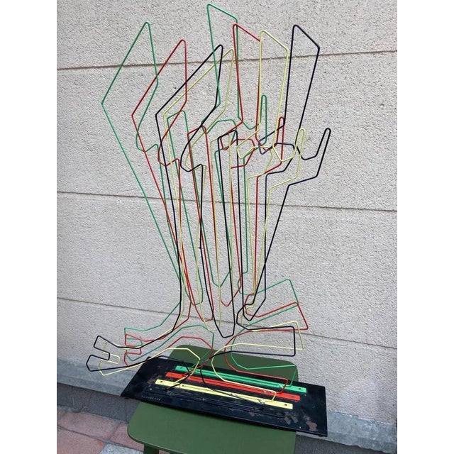 Medaglini, Sculpture A16 Projection and Vibration, 1975, Iron For Sale - Image 6 of 7