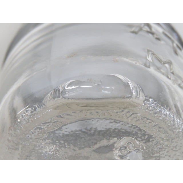 Hazel Atlas Mason Jar Small Clear Glass With Metal Zinc Ball Lid 5083c For Sale - Image 10 of 10