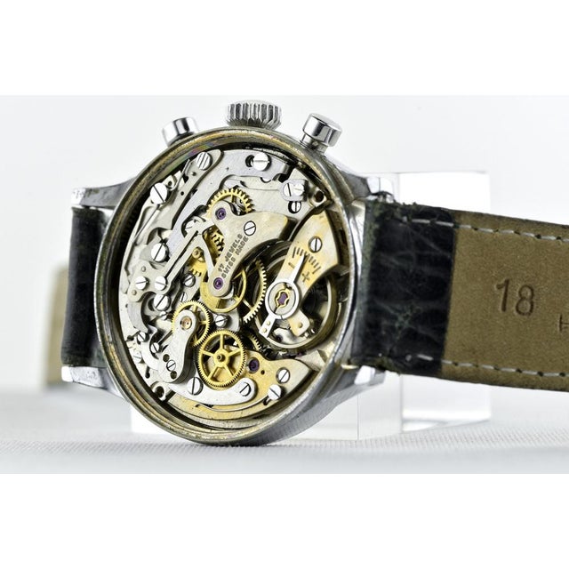 Swiss Chronograph Leonidas, 1950 For Sale - Image 4 of 15