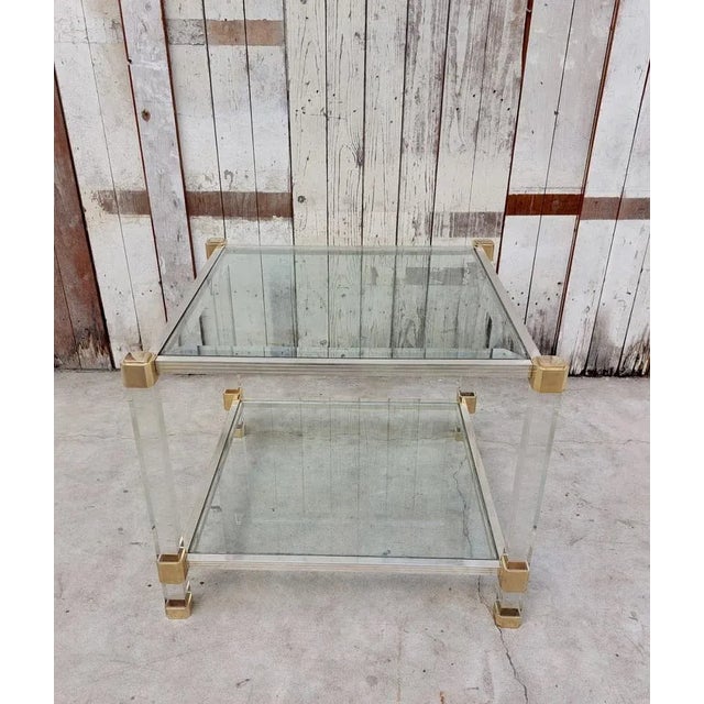 Hollywood Regency Side Table by Pierre Vandel, 1970s For Sale - Image 12 of 12