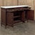 French Louis XVI Carrara Marble Top Mahogany Buffet in the Maison Jansen Style, Mid-Century For Sale - Image 10 of 18