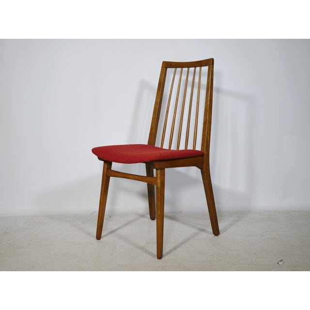 Mid-Century Modern Dining Chairs in Walnut, 1960s, Set of 14 For Sale - Image 10 of 16