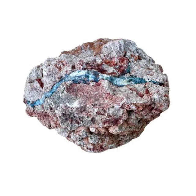 Burnt Orange Natural Quartz Geode Mineral Specimen in Iron-Stained Matrix For Sale - Image 8 of 12