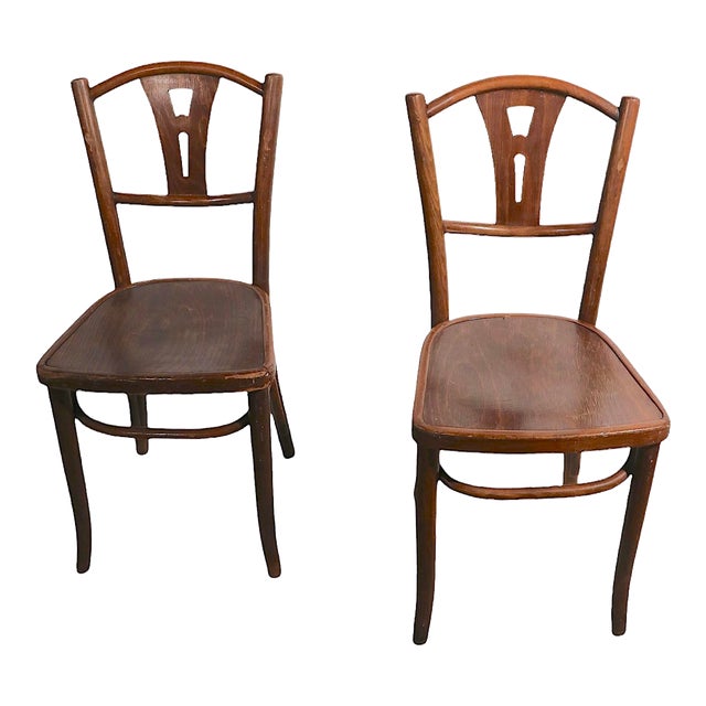 Pr. Vienna Secessionist School Bentwood Chairs Made in Poland Att. To