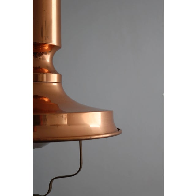 Danish Copper Pendant Light by Vitrika, 1960s For Sale - Image 6 of 9