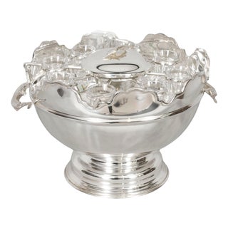 Vintage Silver Plated Cooler, 1980s For Sale