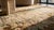 Camel 1930s Tan Camel Floral Folk Art Antique American Hooked Rug 6' X 9' Knotted Wool Carpet For Sale - Image 8 of 9