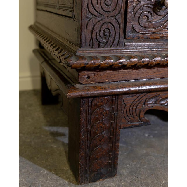 Wood 19th Century Jacobean Court Cupboard For Sale - Image 7 of 9