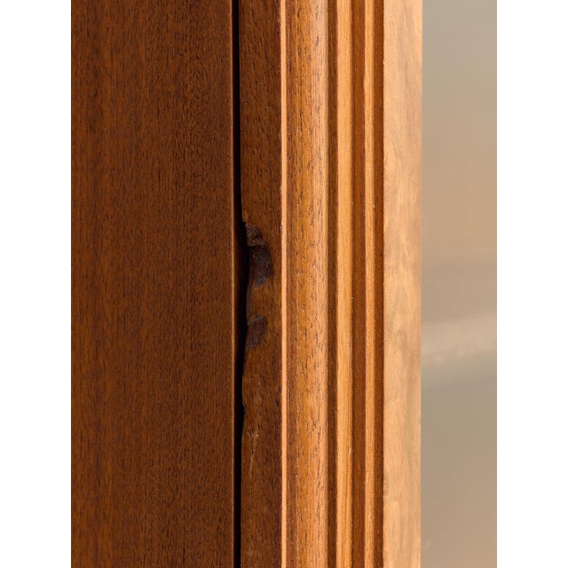 The Vintage 1880s Walnut Renaissance Revival Bookcase Cabinet For Sale - Image 9 of 17