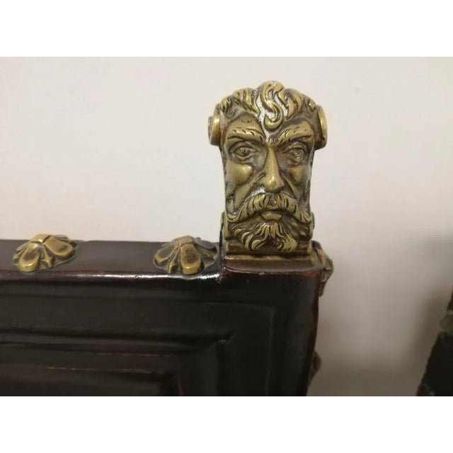 Metal Louis XVIII Style Chairs, 19th Century, Set of 4 For Sale - Image 7 of 12