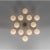 Orion round chandelier by Schwung Dimensions: D 121.4 x H 122.5cm Materials: Brass, Opal glass Weight: 22.6 kg Finishes...