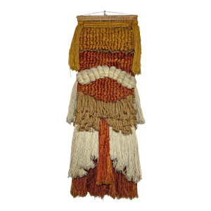 C. 1970s Margo Farrin O'Connor Fiber Art Wall Hanging