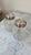 Metal Vintage Patterned Glass and Silver-Plated Condiment Set With Lucite Spoon For Sale - Image 7 of 17