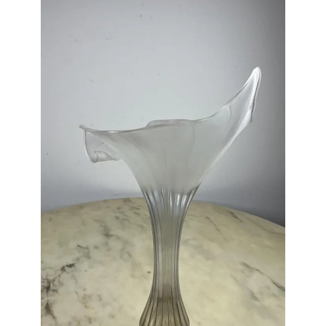 1960s Murano Glass & Silver Vase, Italy, 1960s For Sale - Image 5 of 12