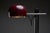 Chrome and Bordeaux Floor Lamp by Enrique Franch for Metalerte, 1970s For Sale - Image 9 of 11