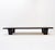 Large Coffee Table in Black Hammered Wood For Sale - Image 4 of 12