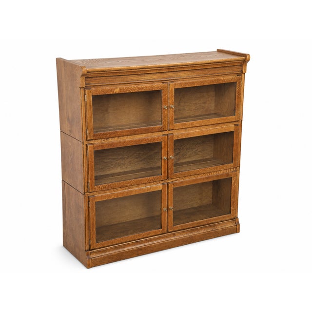 Vintage Minty Limited Oak Barrister Bookcase, 1930s For Sale - Image 14 of 14
