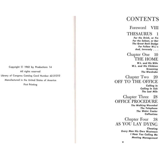1960s "The 24 Hour Drink Book: A Guide to Executive Survival" Maloney, Ralph 1962 For Sale - Image 5 of 14