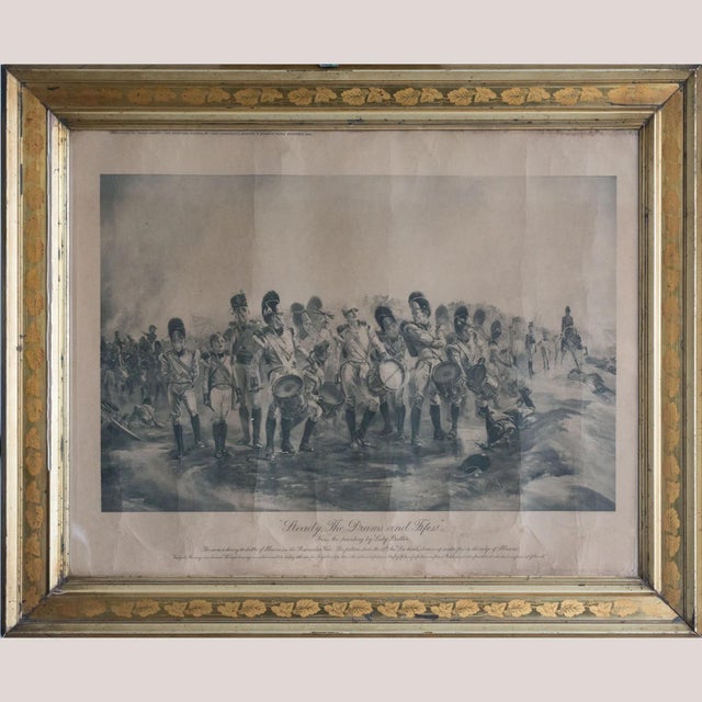 After Lady Butler, Steady, the Drums and Fifes!, 1890s, Lithograph, in Worn conditions. Designed 1890 to 1919