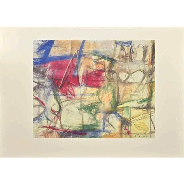 Modern After Willem De Kooning, Figures in Interior, 1985, Lithograph For Sale - Image 3 of 3