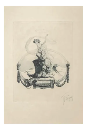 Fraz von Bayros, Bayros portfolio III, 1913, Photographic Paper