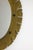 Elliptical Mirror in Hammered, Gilded Brass, 1950s For Sale - Image 4 of 6