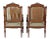 Set of 19th Century French Carved Walnut Tapestry Armchairs, 1870 For Sale - Image 6 of 9