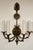 This handsome pair of signed Caldwell bronze sconces are in the neo-classical style. They feature Antique motifs including...