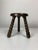 Wood Mid-Century Modernist French Brutalist Wood Turned Tripod Stools, 1950s, Set of 2 For Sale - Image 7 of 18
