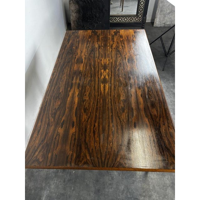 Scandinavian Dining Table in Wood with Italian-Style Extensions, 1960s For Sale - Image 6 of 10