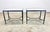 Mid Century Modern Wrought Iron & Milk Glass Small Side Tables—a Pair For Sale - Image 12 of 12