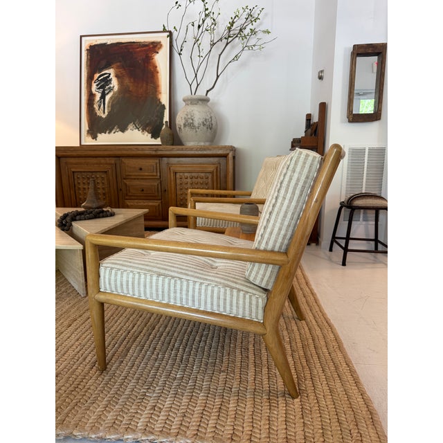 1950s Pair of t.h. Robsjohn-Gibbings Lounge Chairs For Sale - Image 5 of 15