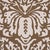 Contemporary SAMPLE - Schumacher x Veere Greeney Suffolk Damask Wallpaper In Brown For Sale - Image 3 of 4