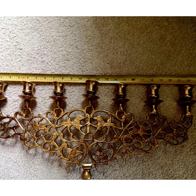 Late 19th Century Vintage Menorah For Sale - Image 5 of 6