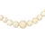 A unique, natural necklace crafted from graduated, round Angel Skin Coral beads. The strand transitions from small to a...