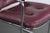1970s Mid Century Modern Lounge Chairs in Tubular Chrome and Rich Oxblood Faux Leather - a Pair For Sale - Image 5 of 10