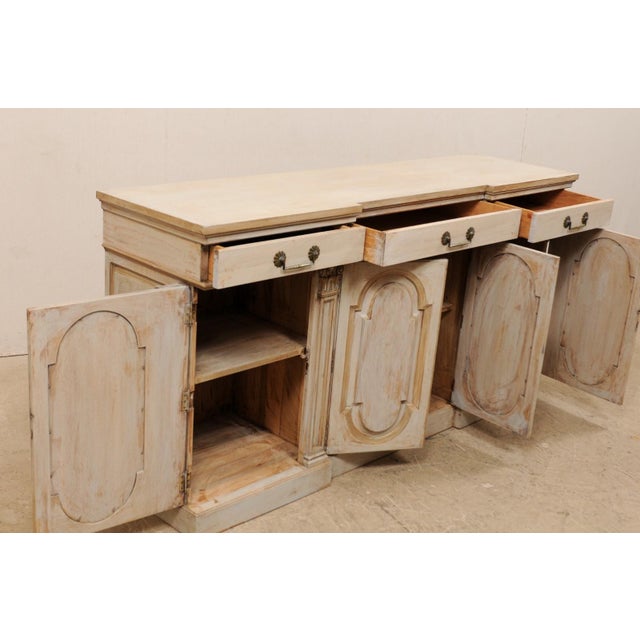 Painted Buffet with Corinthian Column Accents For Sale - Image 11 of 11